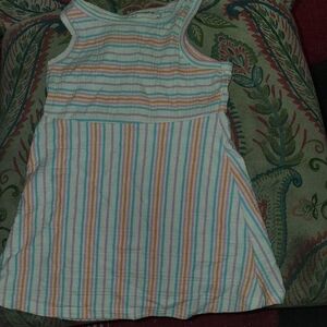 Cat & Jack Girls' Pastel Rainbow Stripe Tank Top